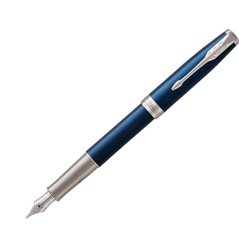 2015卓尔海洋蓝白夹墨水笔   新款卓尔海洋蓝白夹钢笔