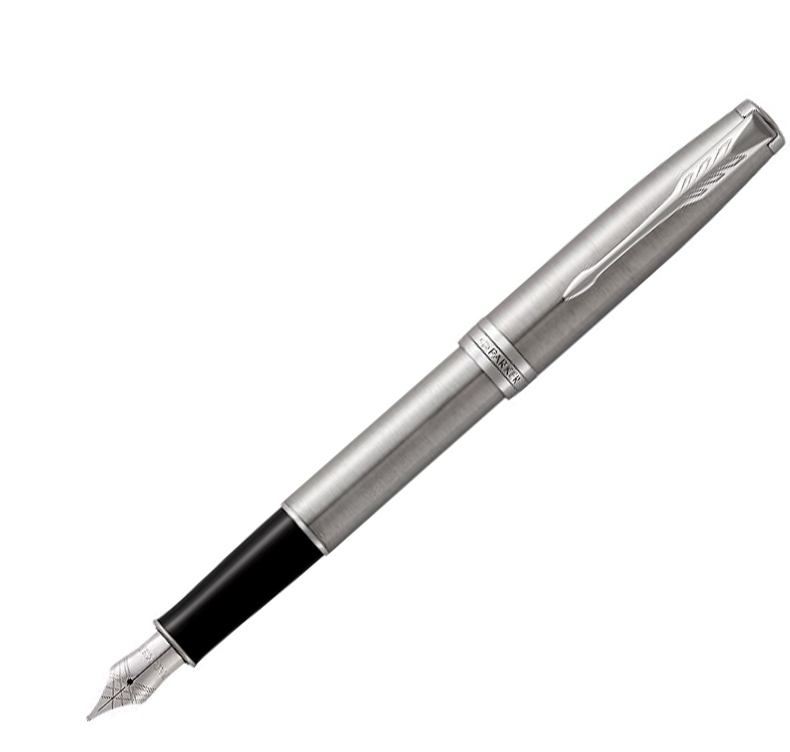2015卓尔钢杆白夹墨水笔   新款卓尔钢杆白夹钢笔