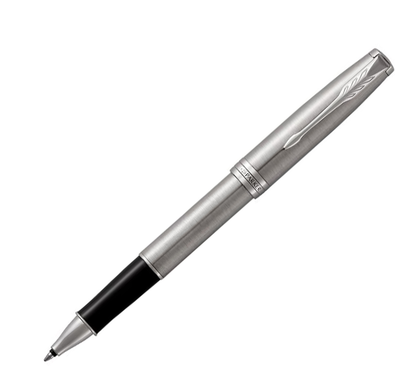2015卓尔钢杆白夹宝珠笔  新款卓尔钢杆白夹签字笔