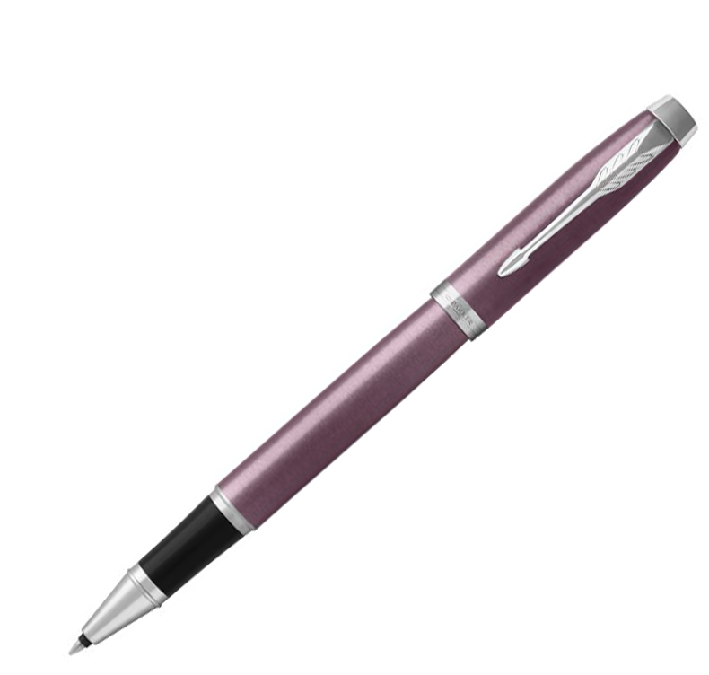 2015IM丁香紫白夹宝珠笔   新款IM丁香紫白夹签字笔