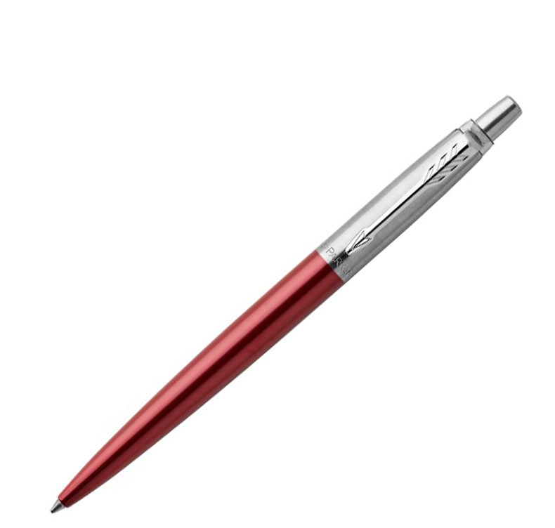 派克乔特肯辛顿红白夹凝胶水笔 0.55mm 黑色墨水