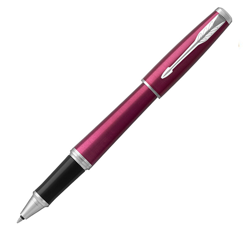 2015都市粉红白夹宝珠笔 新款都市粉红白夹签字笔
