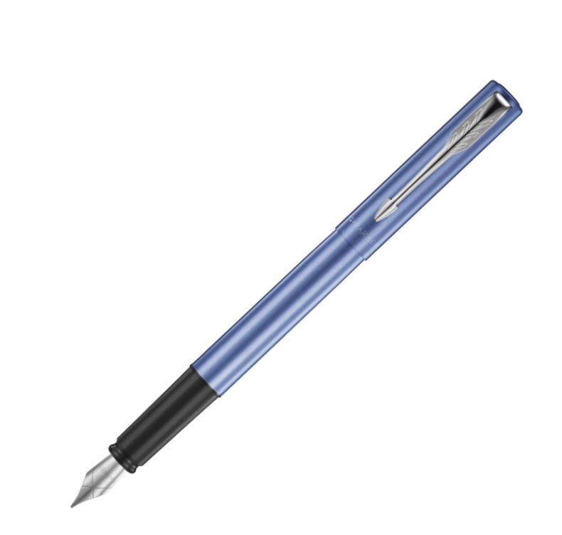 派克威雅XL青出于蓝白夹墨水笔