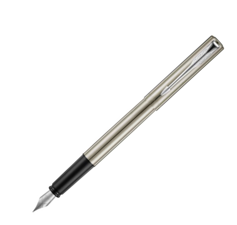 派克威雅XL钢杆白夹墨水笔